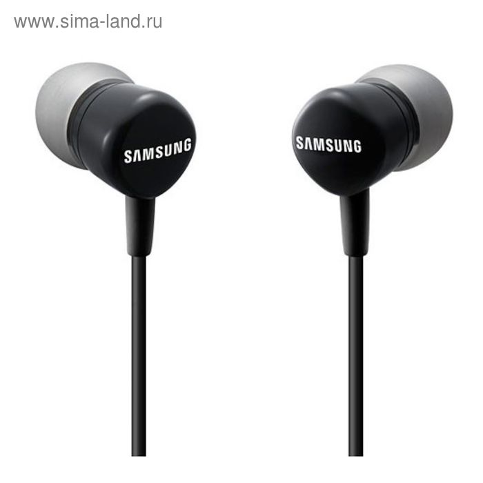 Наушники с микрофоном Samsung EO-HS1303BE, вкладыши, провод 1.2 м, черные