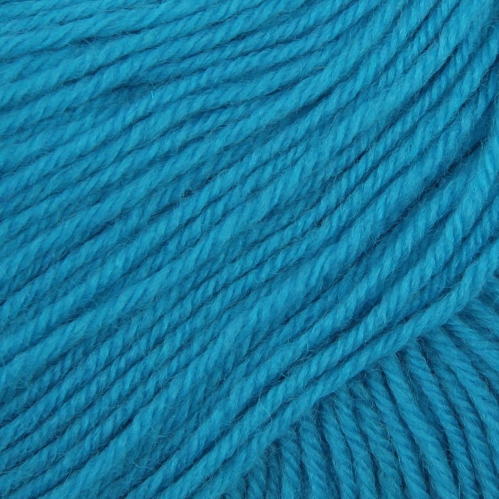 Пряжа "Детский каприз" 50%мериносовая шерсть, 50% фибра 225м/50гр (583-Бирюза)