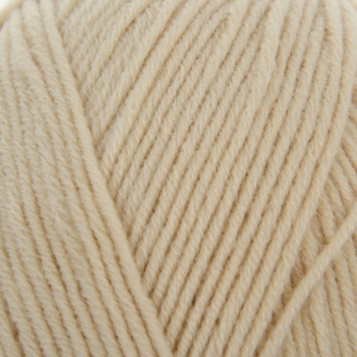 Пряжа "Перспективная" 50% меринос. шерсть, 50% акрил объёмный 270м/100гр (442-Натуральный)