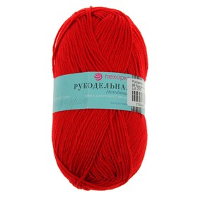 

Пряжа "Рукодельная" 100% акрил 175м/50гр (88-Красный мак)