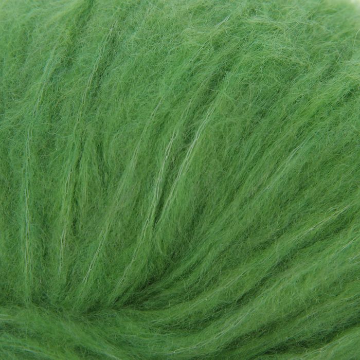 Пряжа "Гламурная" 35% мерин.шерсть, 35% акрил, 30% полиамид 175м/50гр (434-Зеленый)