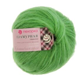 

Пряжа "Гламурная" 35% мерин.шерсть, 35% акрил, 30% полиамид 175м/50гр (434-Зеленый)