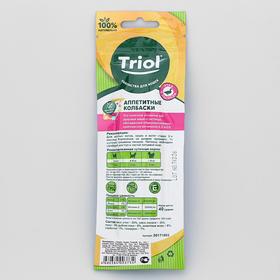

Лакомства Triol "Аппетитные колбаски" для кошек, лосось, утка, 40 г