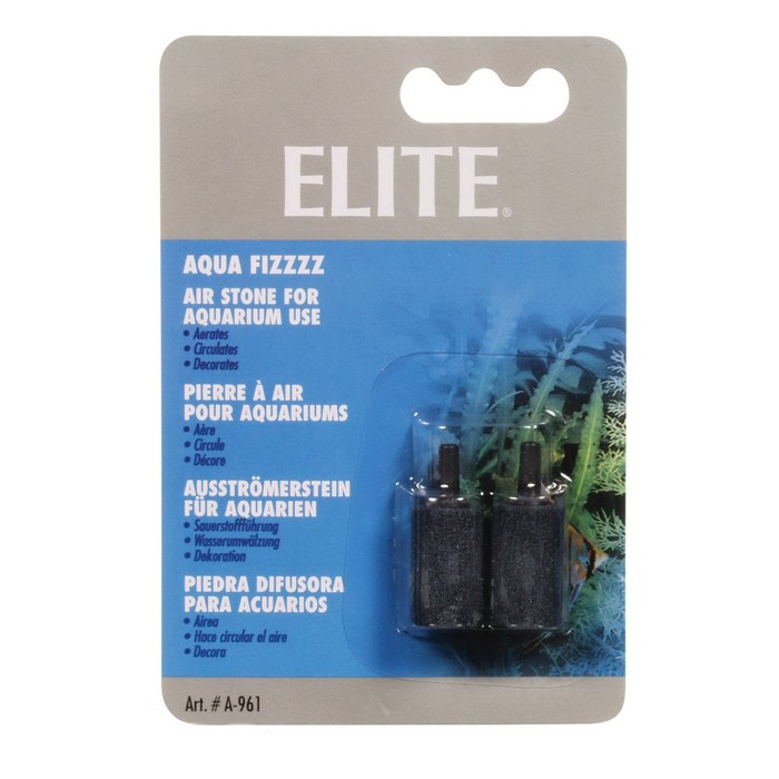 Распылитель камень цилиндрический черный 3,8х1,5см, 2шт