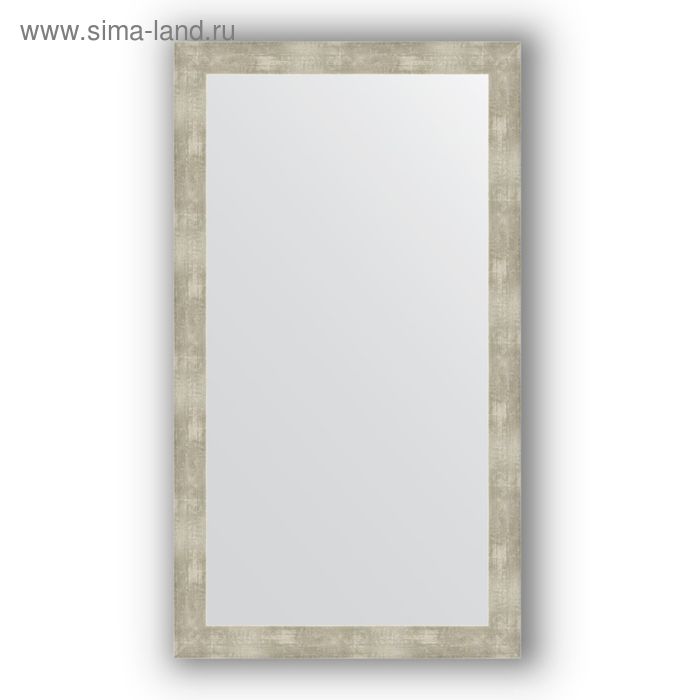 фото Зеркало в багетной раме - алюминий 61 мм, 64 х 114 см, evoform