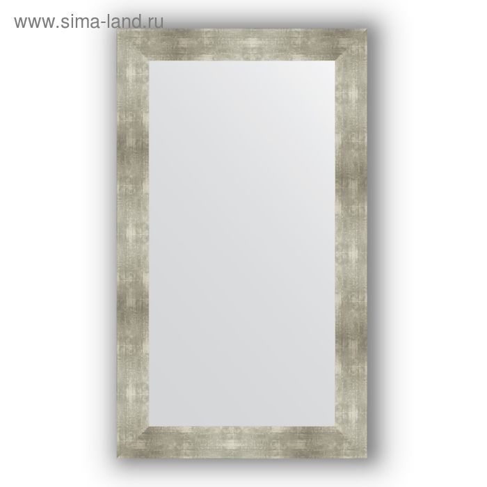 фото Зеркало в багетной раме - алюминий 90 мм, 70 х 120 см, evoform