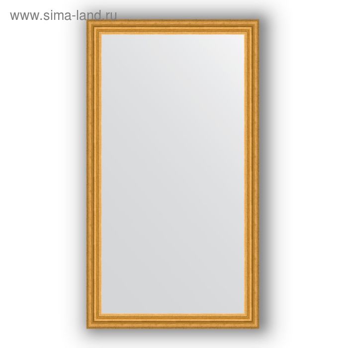 фото Зеркало в багетной раме - состаренное золото 67 мм, 76 х 136 см, evoform