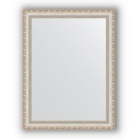 Зеркало в багетной раме - версаль серебро 64 мм, 65 х 85 см, Evoform