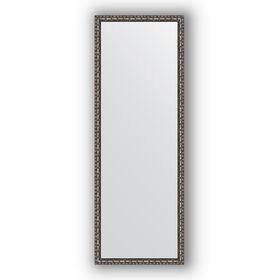 Зеркало в багетной раме - чернёное серебро 38 мм, 50 х 140 см, Evoform