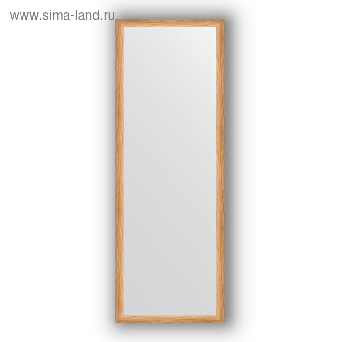 фото Зеркало в багетной раме - клен 37 мм, 50 х 140 см, evoform