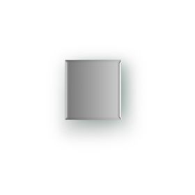Зеркальная плитка с фацетом 5 мм, квадрат 10 х 10 см, серебро Evoform Ош