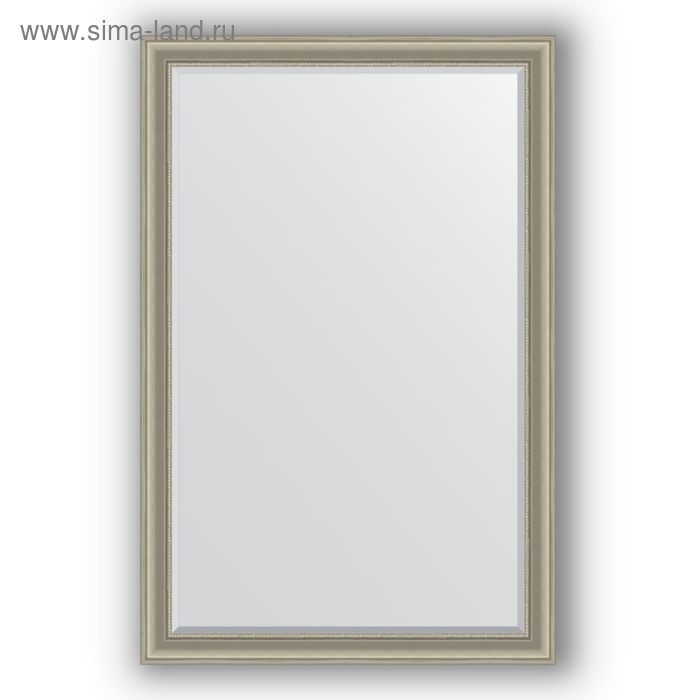 Зеркало с фацетом в багетной раме - хамелеон 88 мм, 116 х 176 см, Evoform зеркало с фацетом в багетной раме римская бронза 88 мм 116 х 176 см evoform