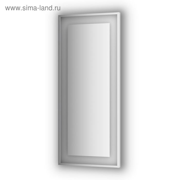 фото Зеркало в багетной раме со встроенным led-светильником 30,5 вт, 60x140 см, evoform