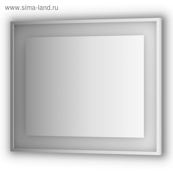 фото Зеркало в багетной раме со встроенным led-светильником 24 вт, 90x75 см, evoform