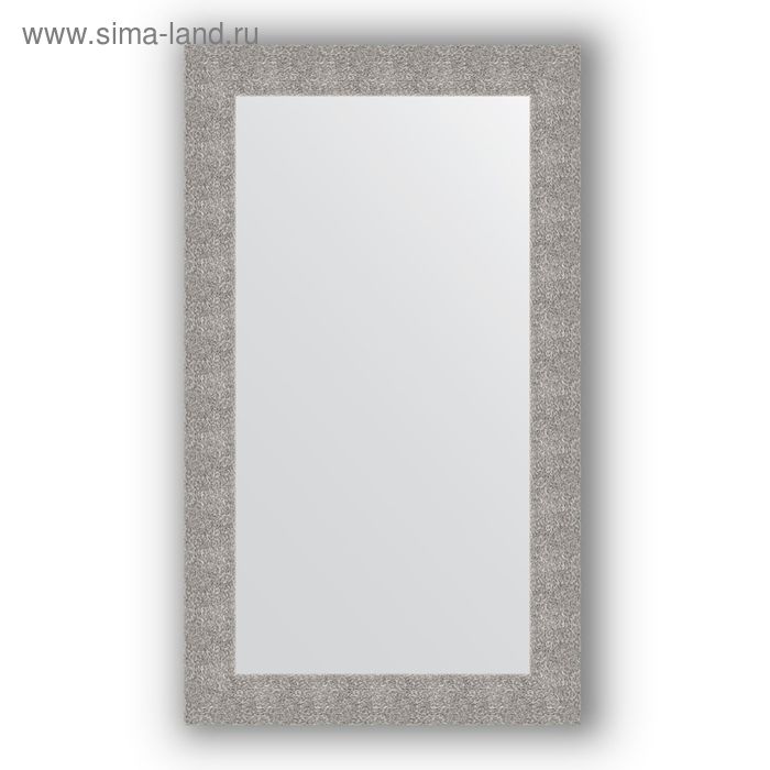 фото Зеркало в багетной раме - чеканка серебряная 90 мм, 70 х 120 см, evoform