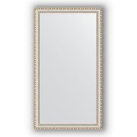 Зеркало в багетной раме - версаль серебро 64 мм, 75 х 135 см, Evoform