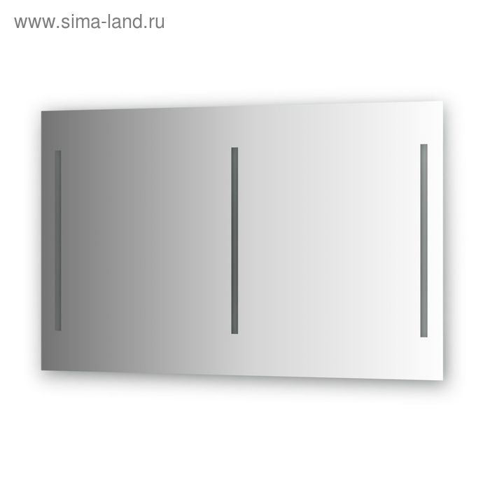 Зеркало с 3-мя встроенными LUM-светильниками 60 Вт, 120 х 75 см, Evoform