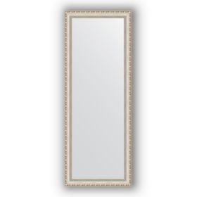 Зеркало в багетной раме - версаль серебро 64 мм, 55 х 145 см, Evoform