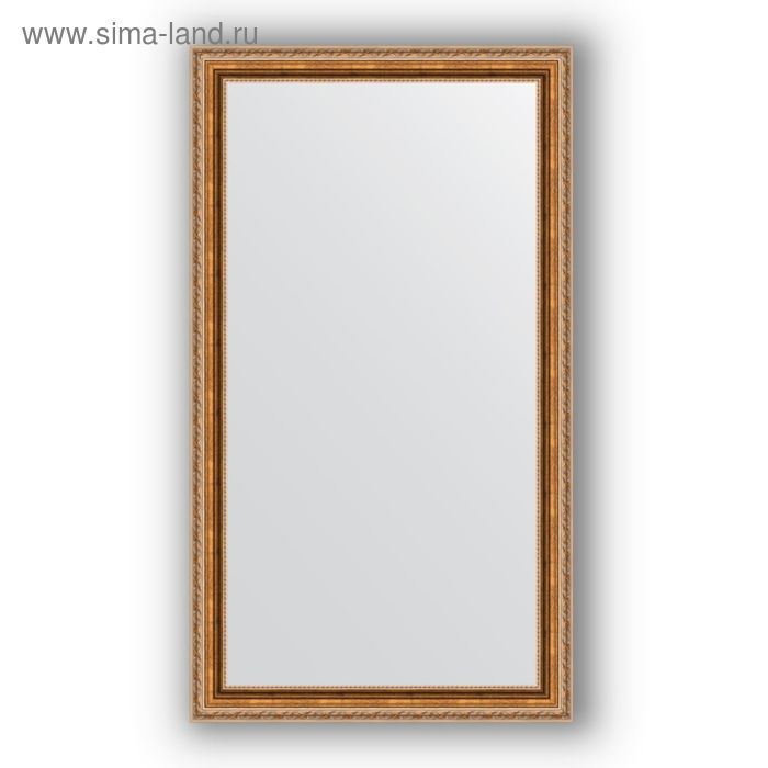 фото Зеркало в багетной раме - версаль бронза 64 мм, 65 х 115 см, evoform