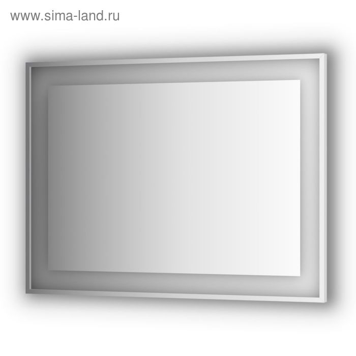 фото Зеркало в багетной раме со встроенным led-светильником 32,5 вт, 120x90 см, evoform