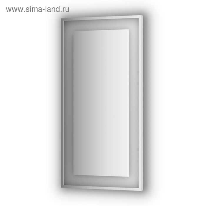 фото Зеркало в багетной раме со встроенным led-светильником 26,5 вт, 60x120 см, evoform