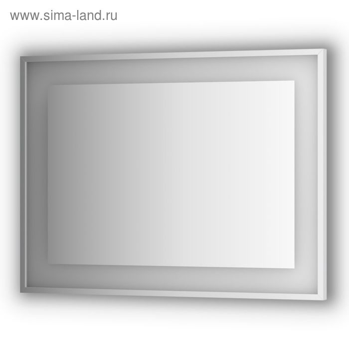 Зеркало в багетной раме со встроенным LED-светильником 25,5 Вт, 100x75 см, Evoform