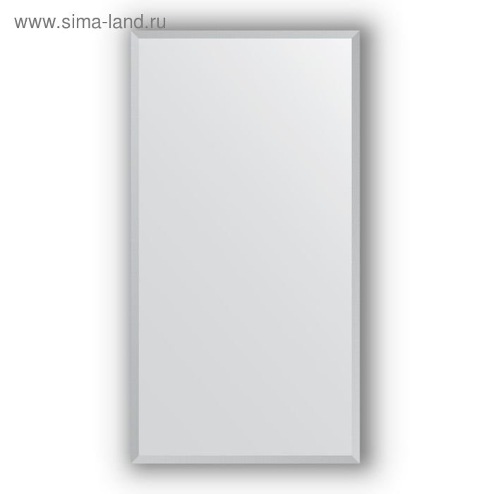фото Зеркало в багетной раме - сталь 20 мм, 56 х 106 см, evoform