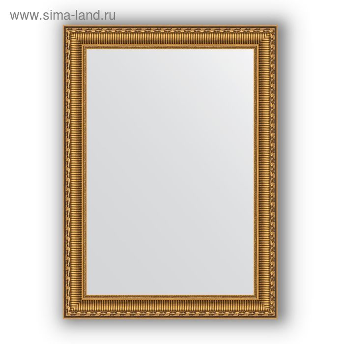 Зеркало в багетной раме - золотой акведук 61 мм, 54 х 74 см, Evoform зеркало в багетной раме золотой акведук 61 мм 74 х 154 см evoform