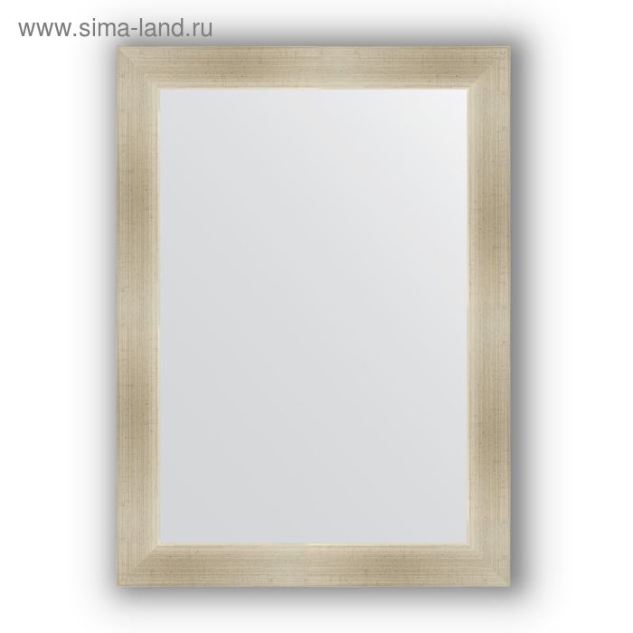 фото Зеркало в багетной раме - травленое серебро 59 мм, 54 х 74 см, evoform