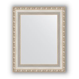 Зеркало в багетной раме - версаль серебро 64 мм, 42 х 52 см, Evoform