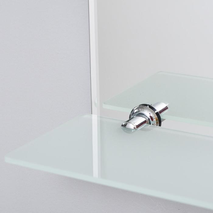 фото Зеркало с фацетом и полочкой 60 х 80 см, evoform