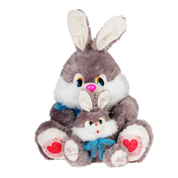 Мягкая игрушка "Заяц Семья", 65 см, МИКС