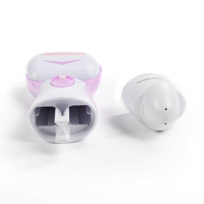 Пилка роликовая Scarlett SC-CA304PS10, розово-белая