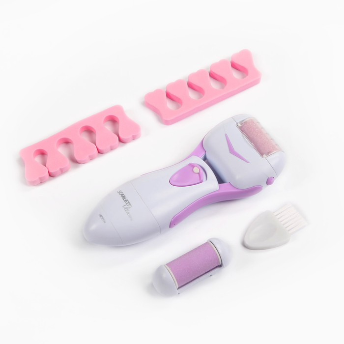 Пилка роликовая Scarlett SC-CA304PS10, розово-белая