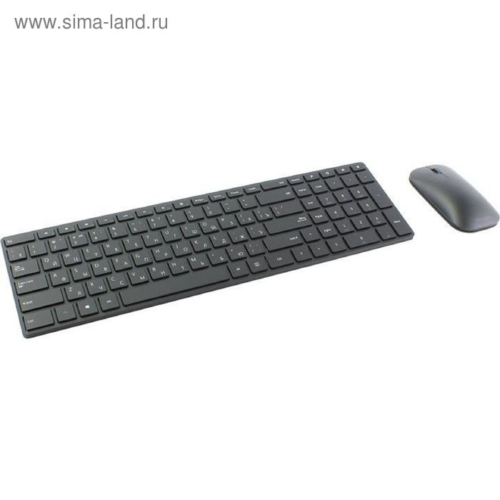 Комплект клавиатура и мышь Microsoft Designer 7N9-00018,bluetooth,мембранный,1000dpi,черный