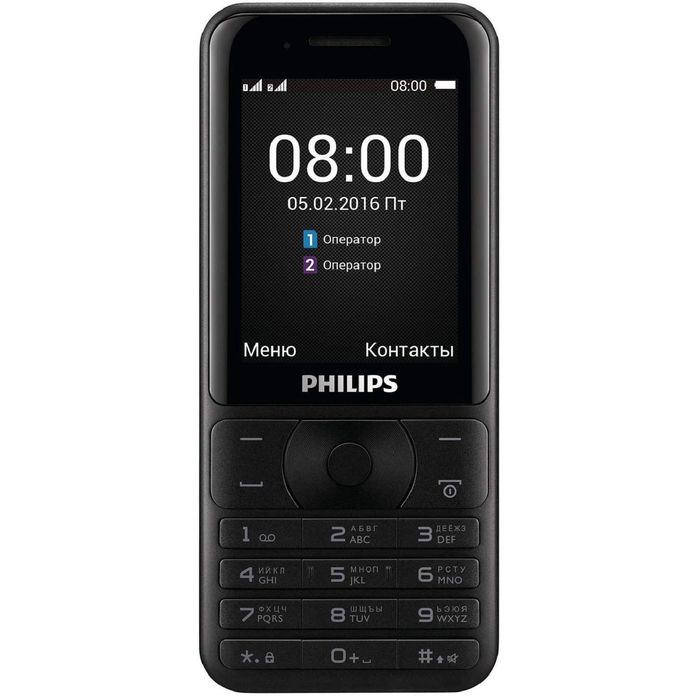 сотовый телефон Philips E181 Черный