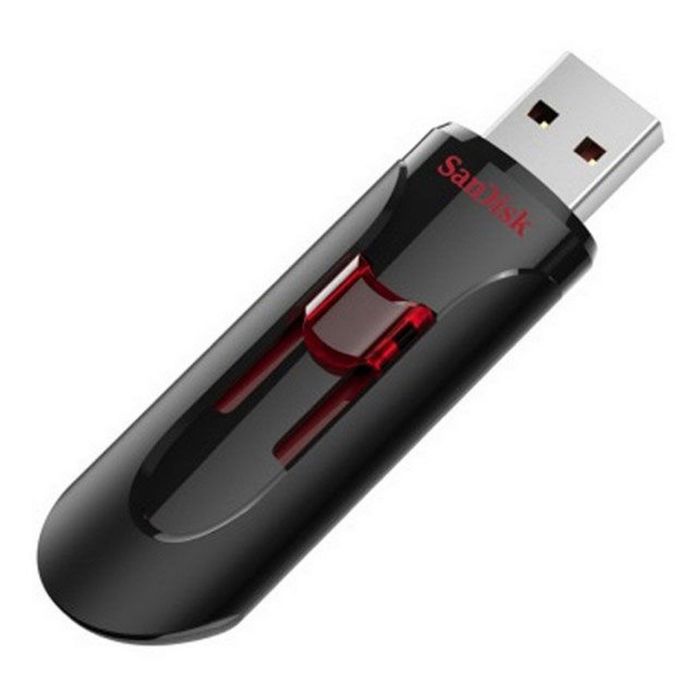 USB-флешка Sandisk 256Gb Cruzer Glide SDCZ600-256G-G35 , USB3.0, черный/красный