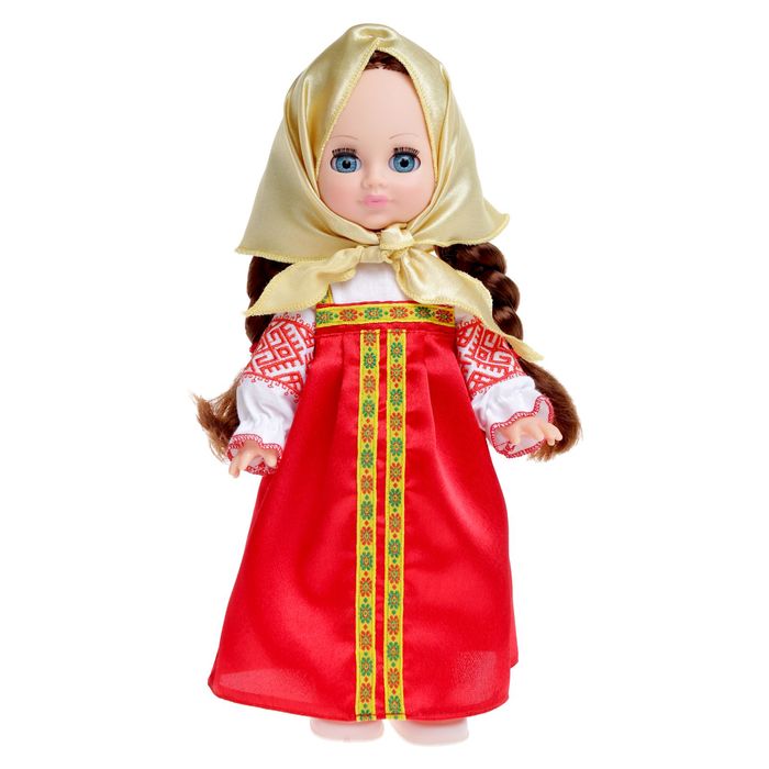 Кукла "Элла в русском костюме" со звуковым устройством, 35 см