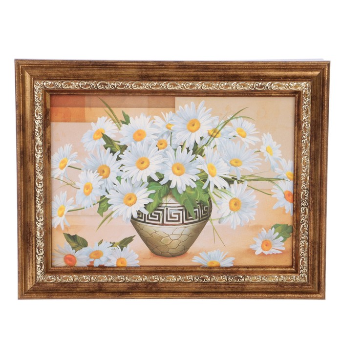 Ключница "Букет ромашек" 24х28 см