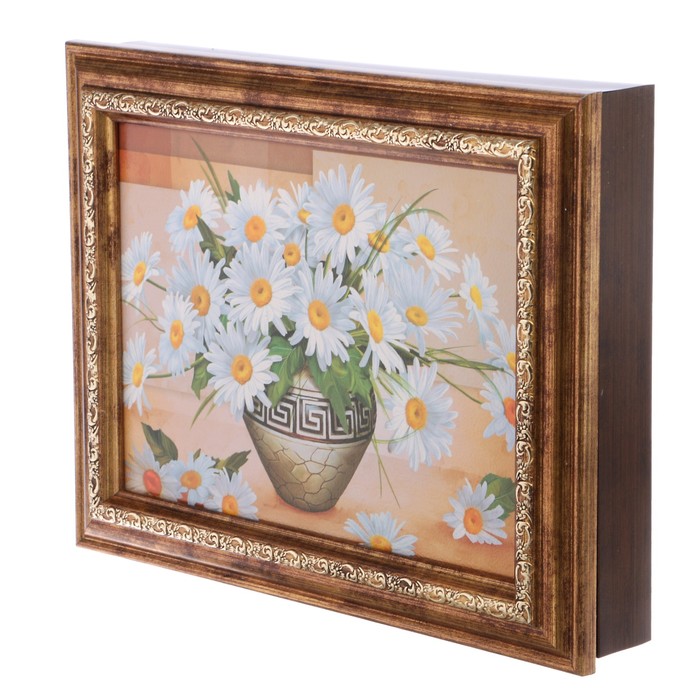 Ключница "Букет ромашек" 24х28 см