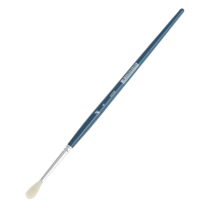 Кисть Коза круглая № 4 Альбатрос "Бегемот" короткая ручка