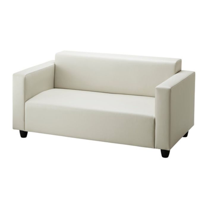 Диван двухместный, Кимстад бежевый КЛУБУ