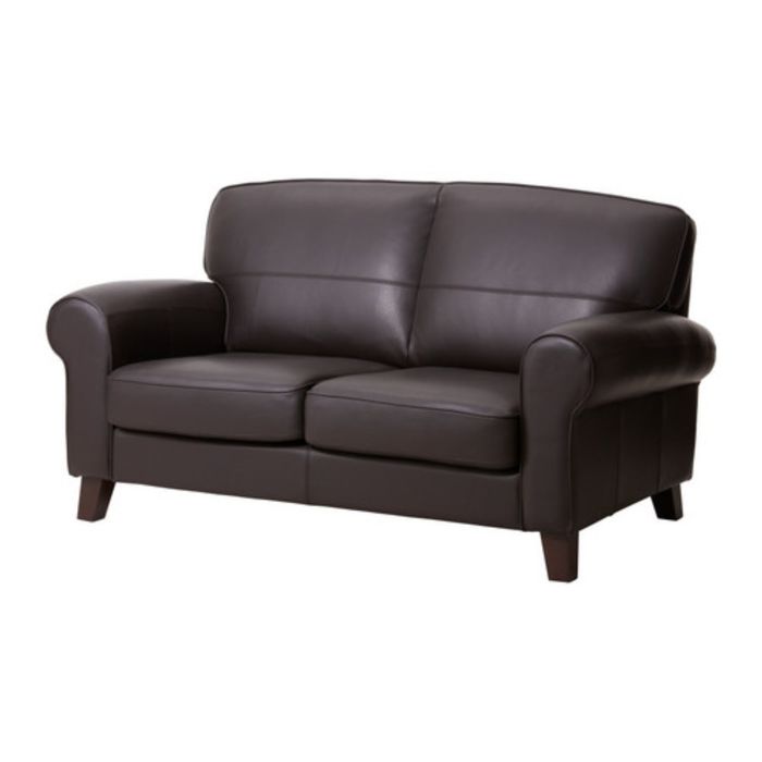 Диван-кровать трехместный, Гранн, Бумстад коричневый ЮСТАД