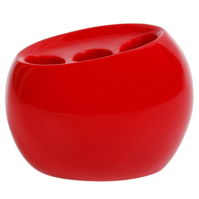 Стакан для зубной щётки Nora, цвет красный