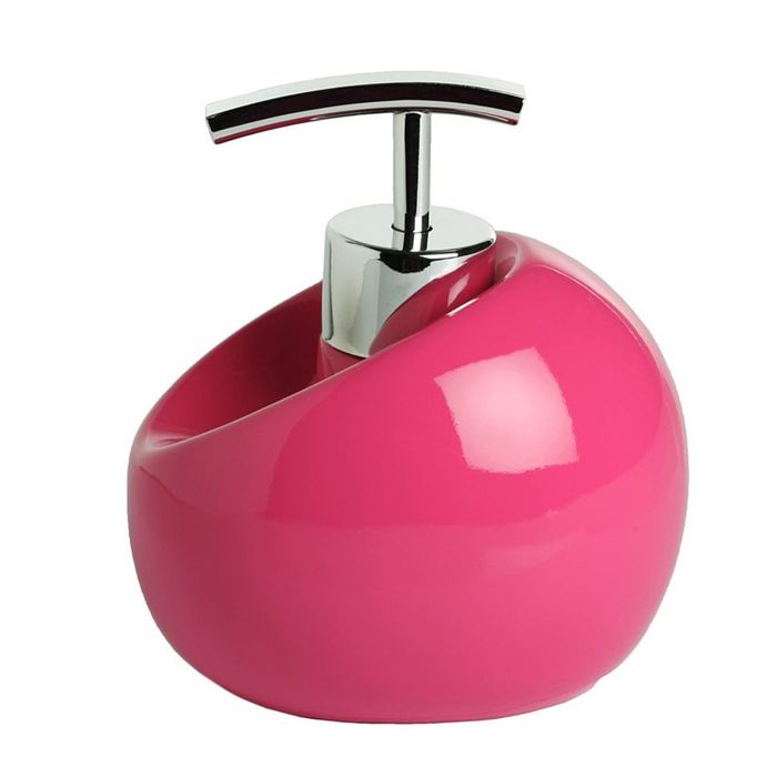 Дозатор для жидкого мыла Nora, цвет розовый