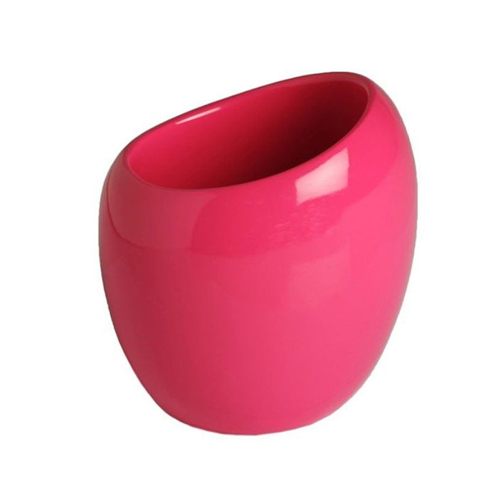 Стакан для зубной пасты Nora, цвет розовый