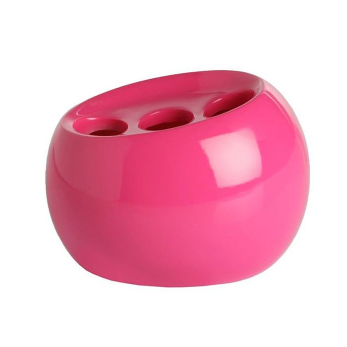 Стакан для зубной щётки Nora, цвет розовый