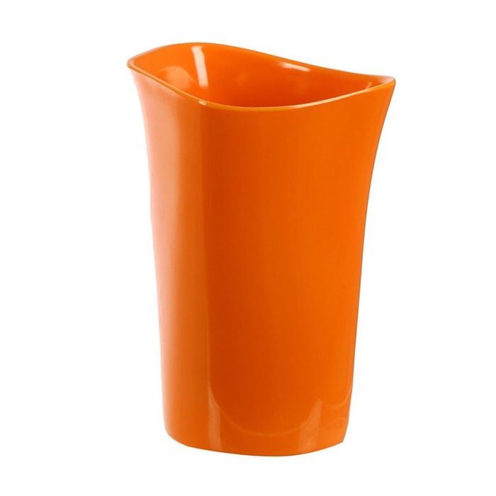Стакан для зубной пасты, цвет оранжевый Orvino