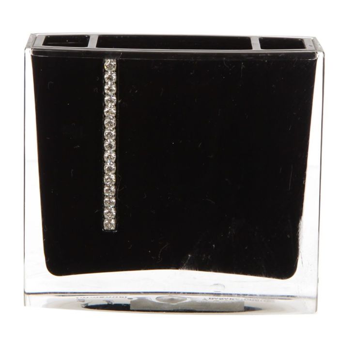 Стакан для зубных щёток Roma, цвет чёрный