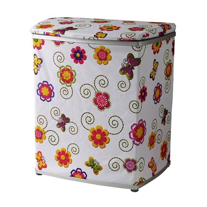 Корзина для белья "Цветы"